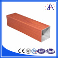 wooden aluminium square tube from China top 10 manufacturer